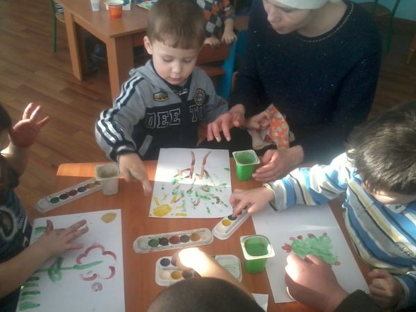 Мероприятие с родителями: «Весёлые ладошки»